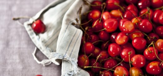 shallow focus photography of cherry fruits